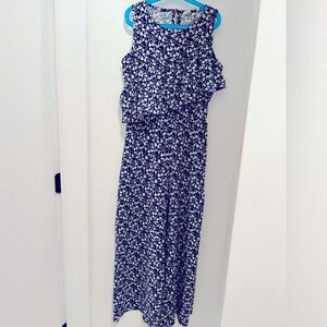 Zara Girls Pant Suit Navy and White size 12